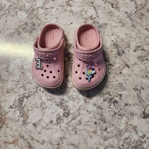 Crocs Kids Pink Clogs